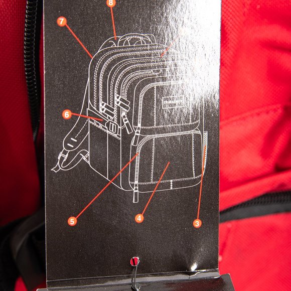 Trailmaker Classic Red Bookbag - Picture 5 of 5